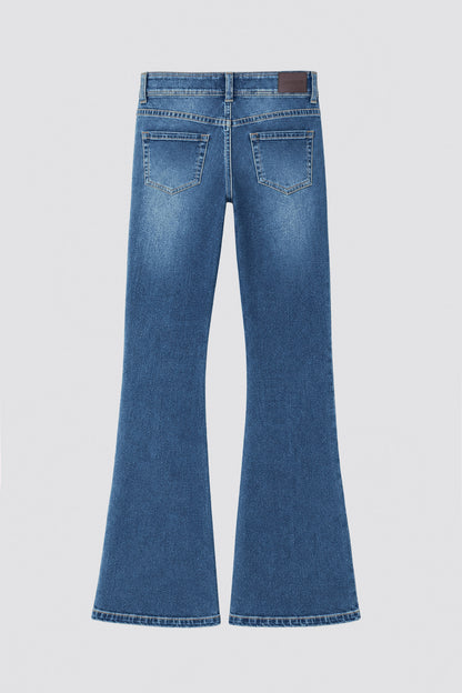 Pantalón Pretina Botones Blue