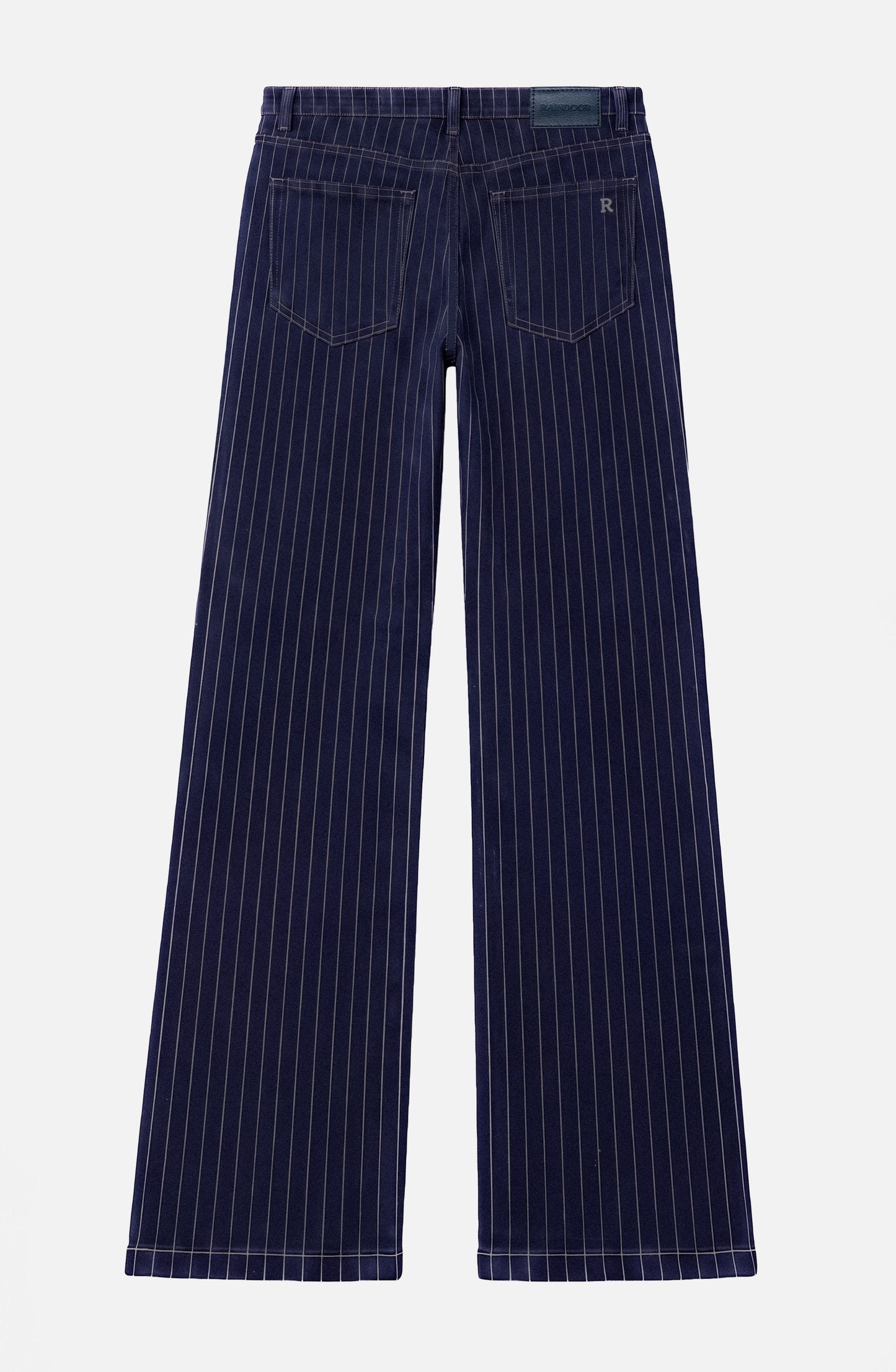 Pantalón Denim Rayado Indigo