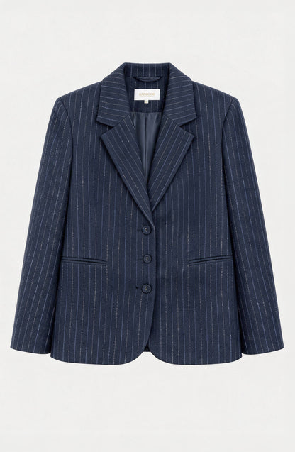 Blazer Lurex Blue