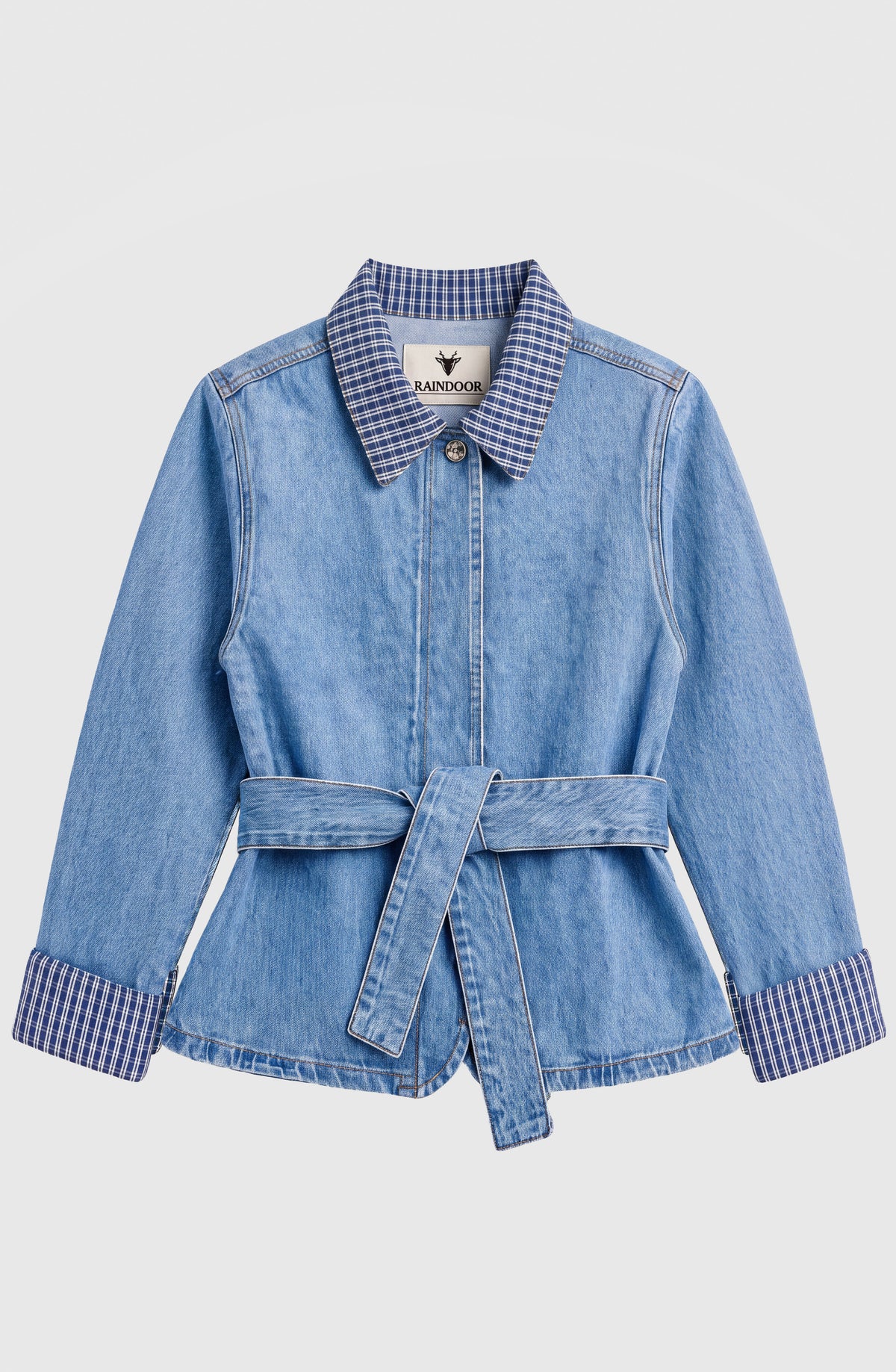 Chaqueta Detalle Print Blue