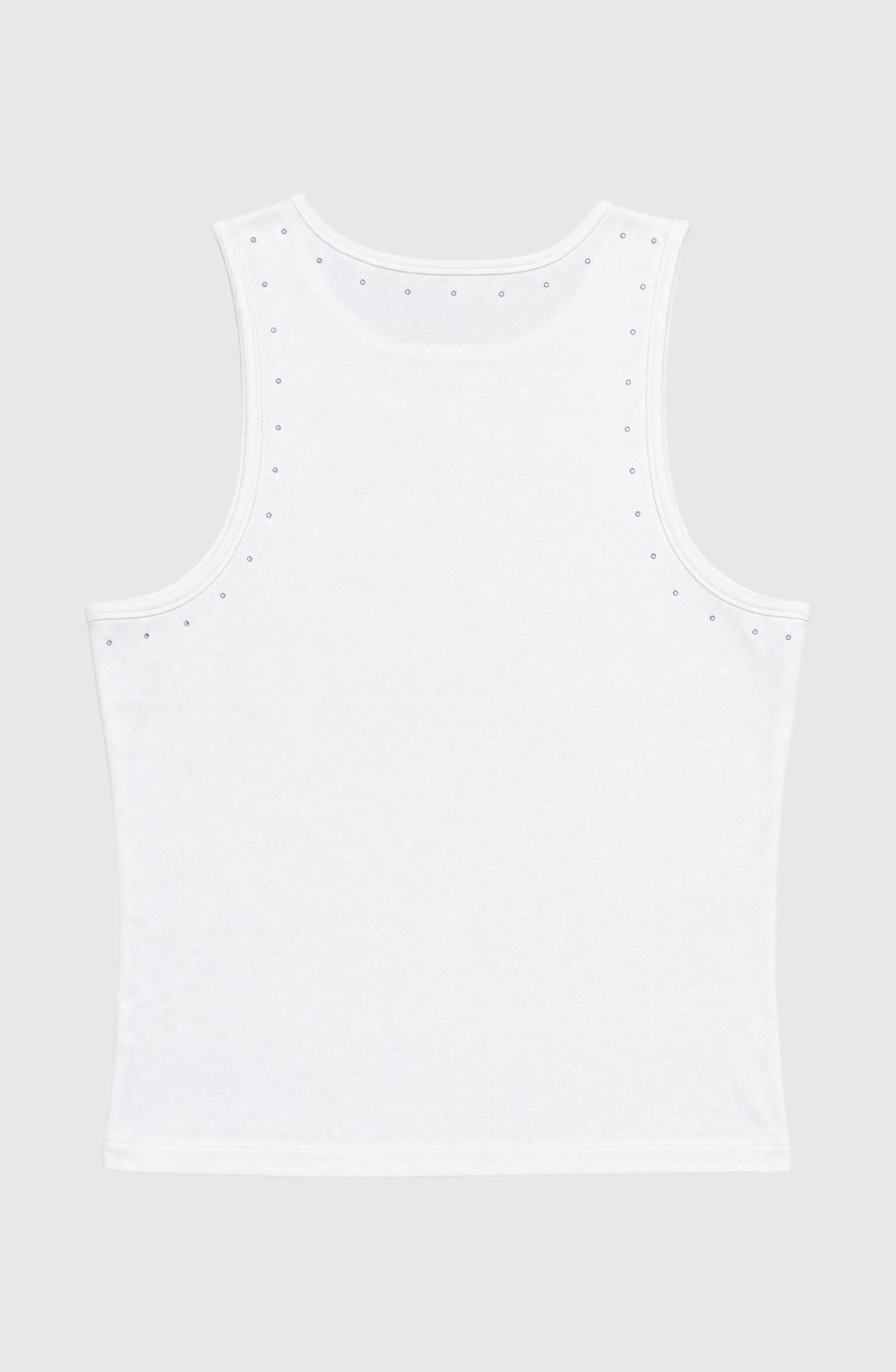 Polera Tank Tachas White