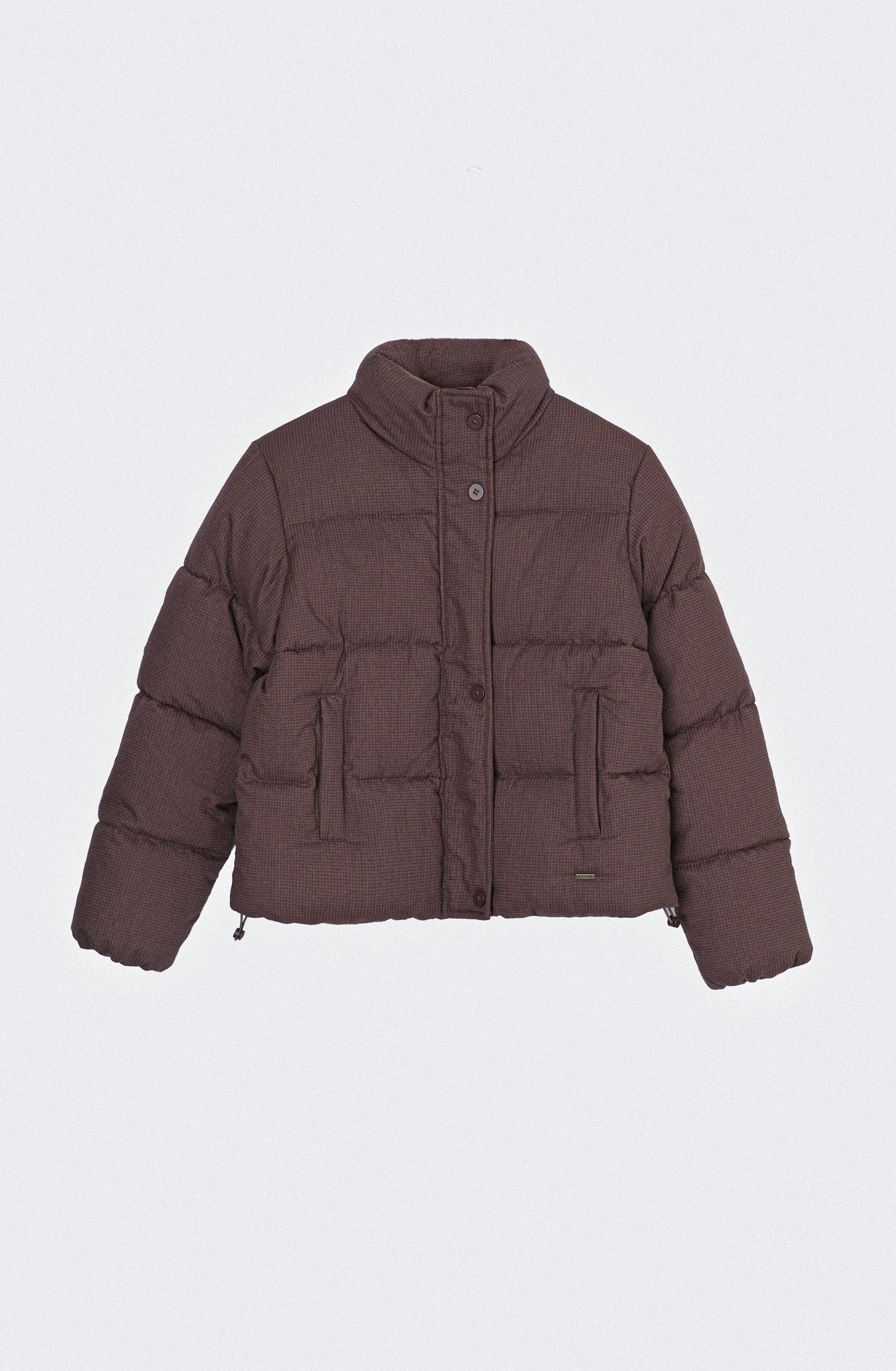Puffa Tejida Print Brown