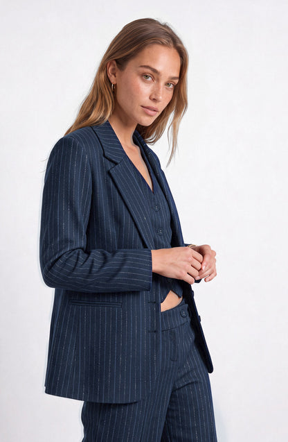 Blazer Lurex Blue