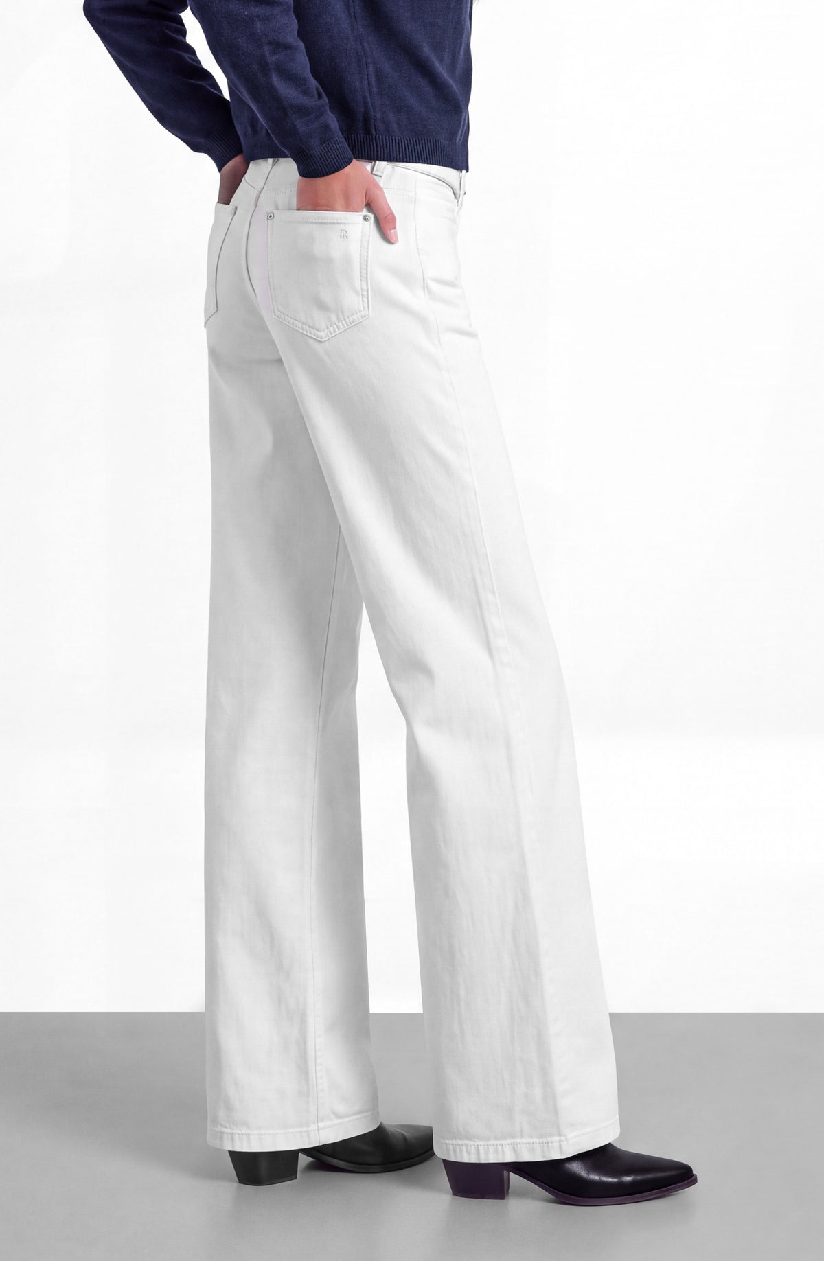 Pantalón Cinturón Pretina White