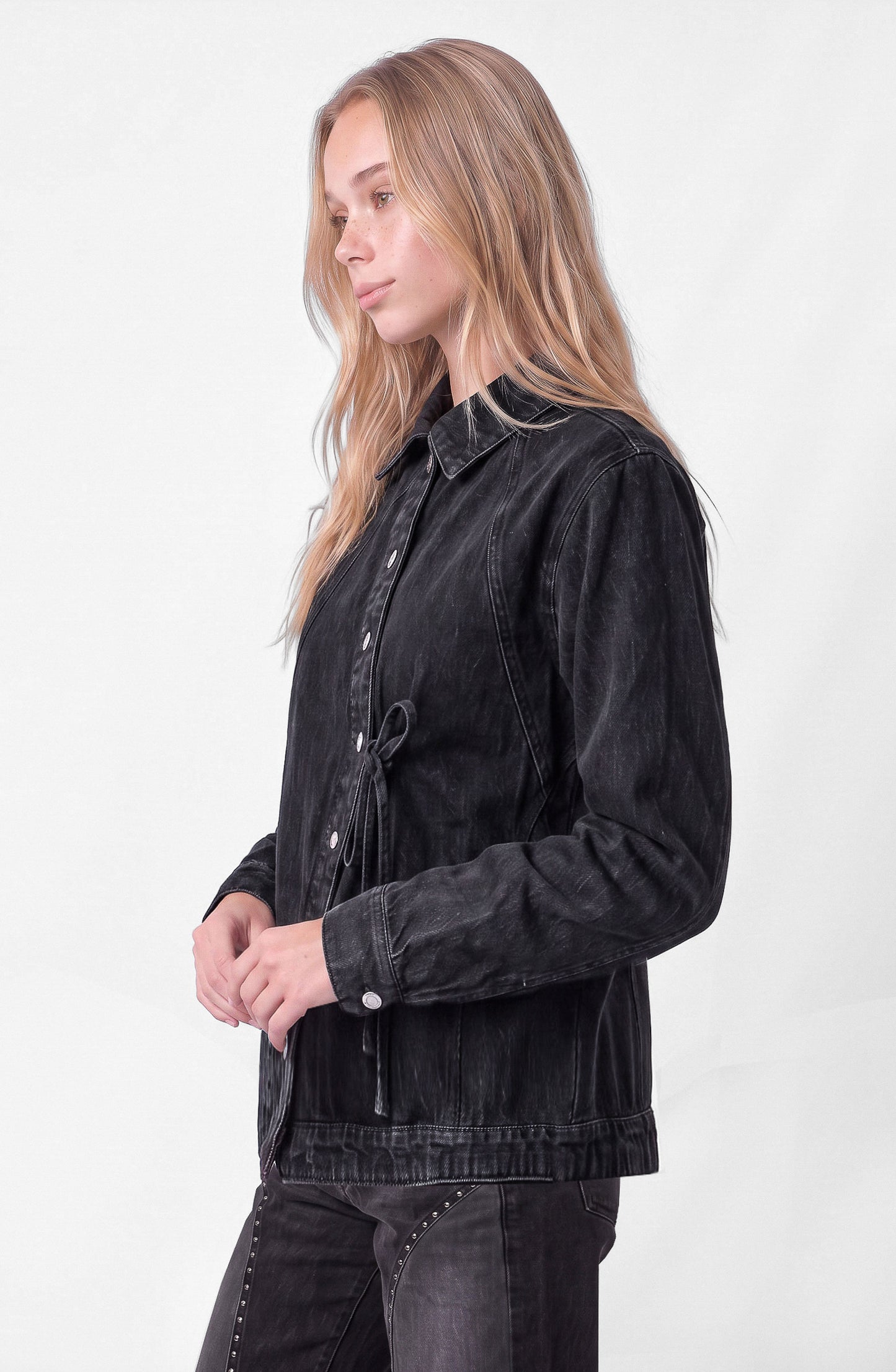 Chaqueta Denim Cinta