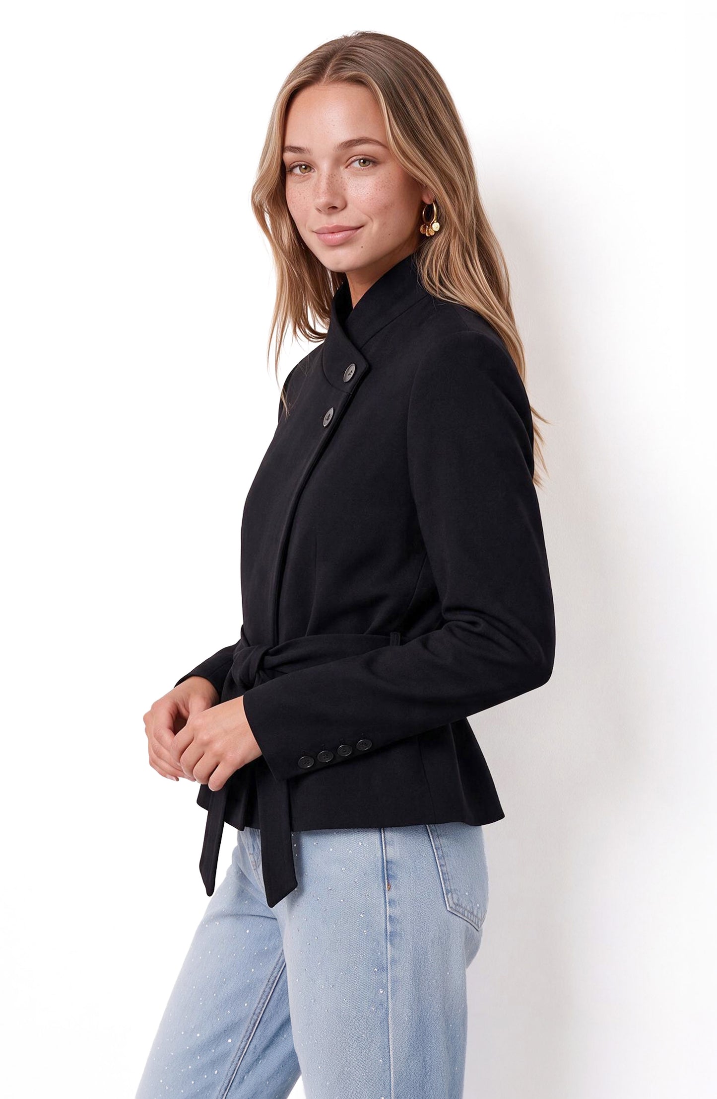 Blazer Cruzado Lazo Black