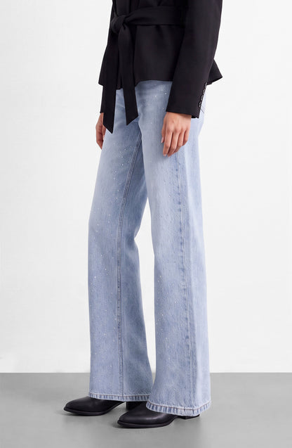 Pantalón Strass Light Blue