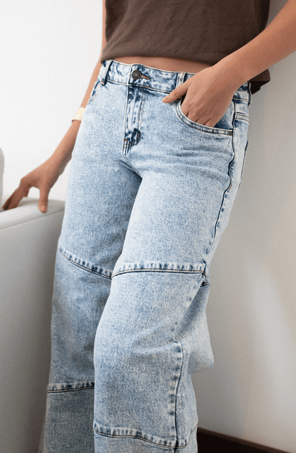 Pantalón Costuras Blue