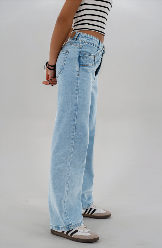 Pants Pretina Cruzada Blue
