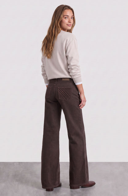Pantalón Plisado Brown