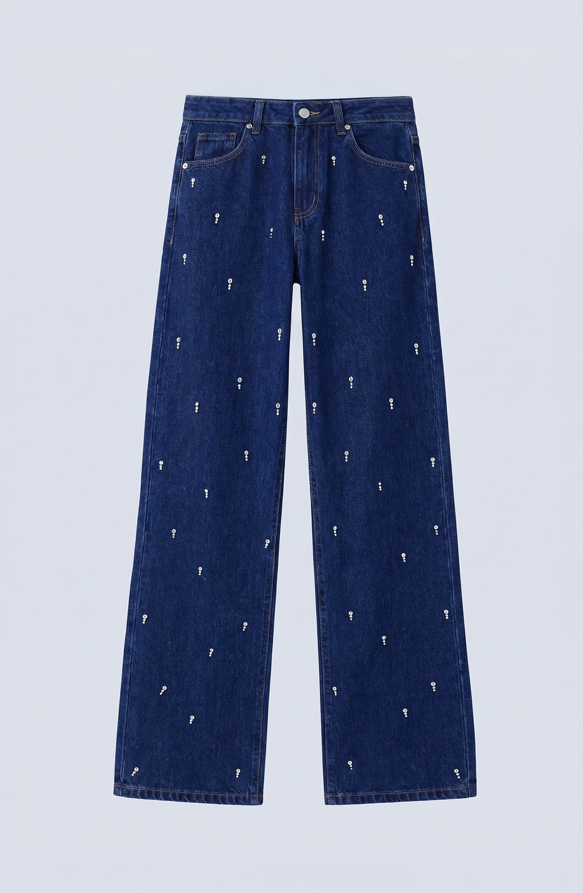 Pantalón Gotas Strass Indigo