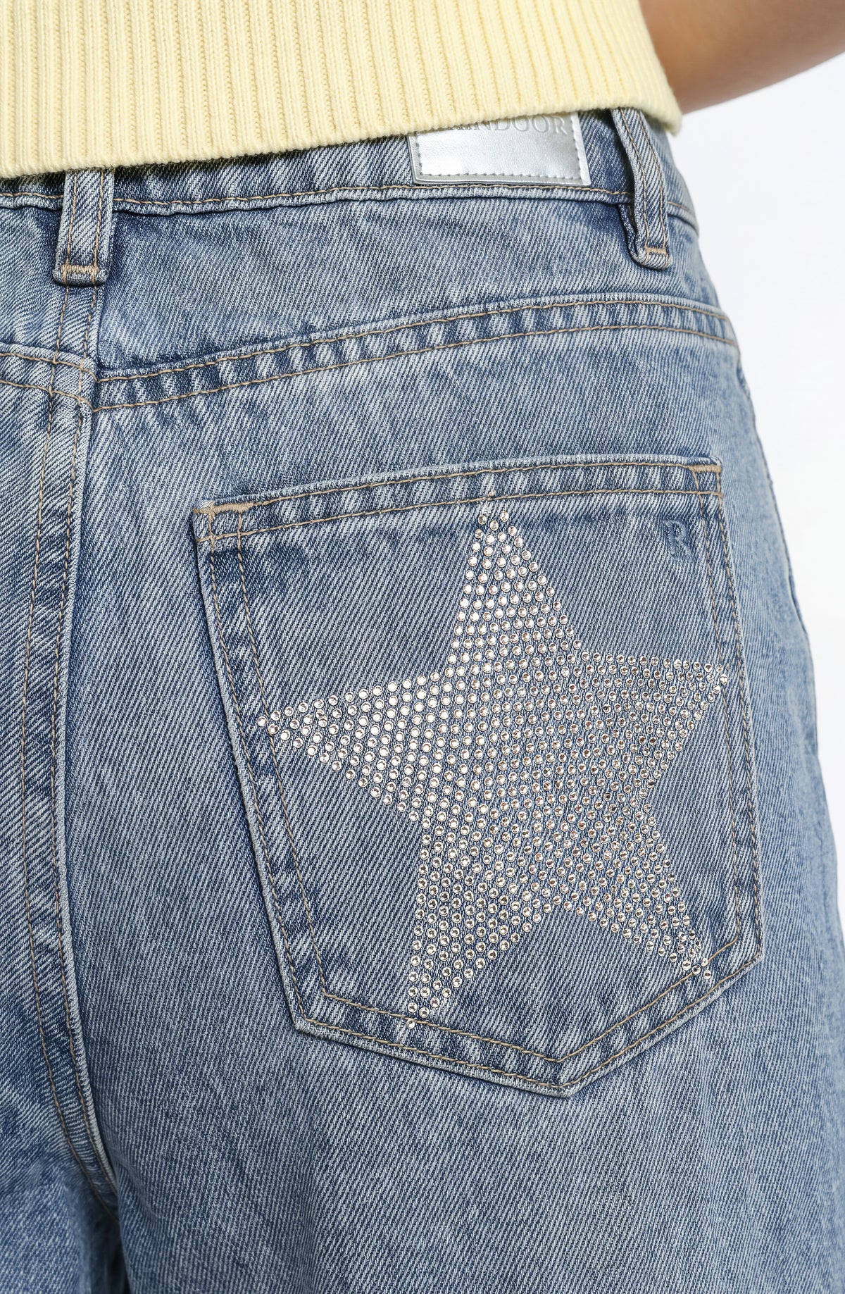 Pantalón Estrella Strass Blue