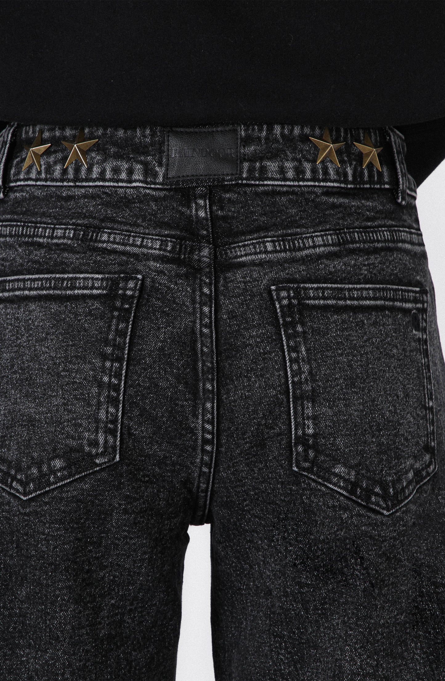 Pantalón Estrellas Cinturón Black