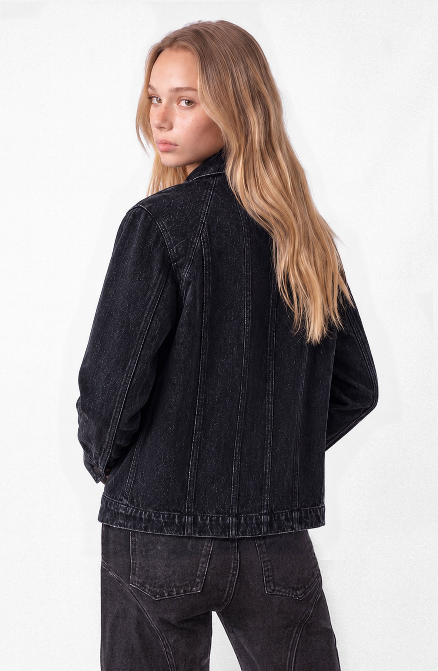 Chaqueta Denim Cinta