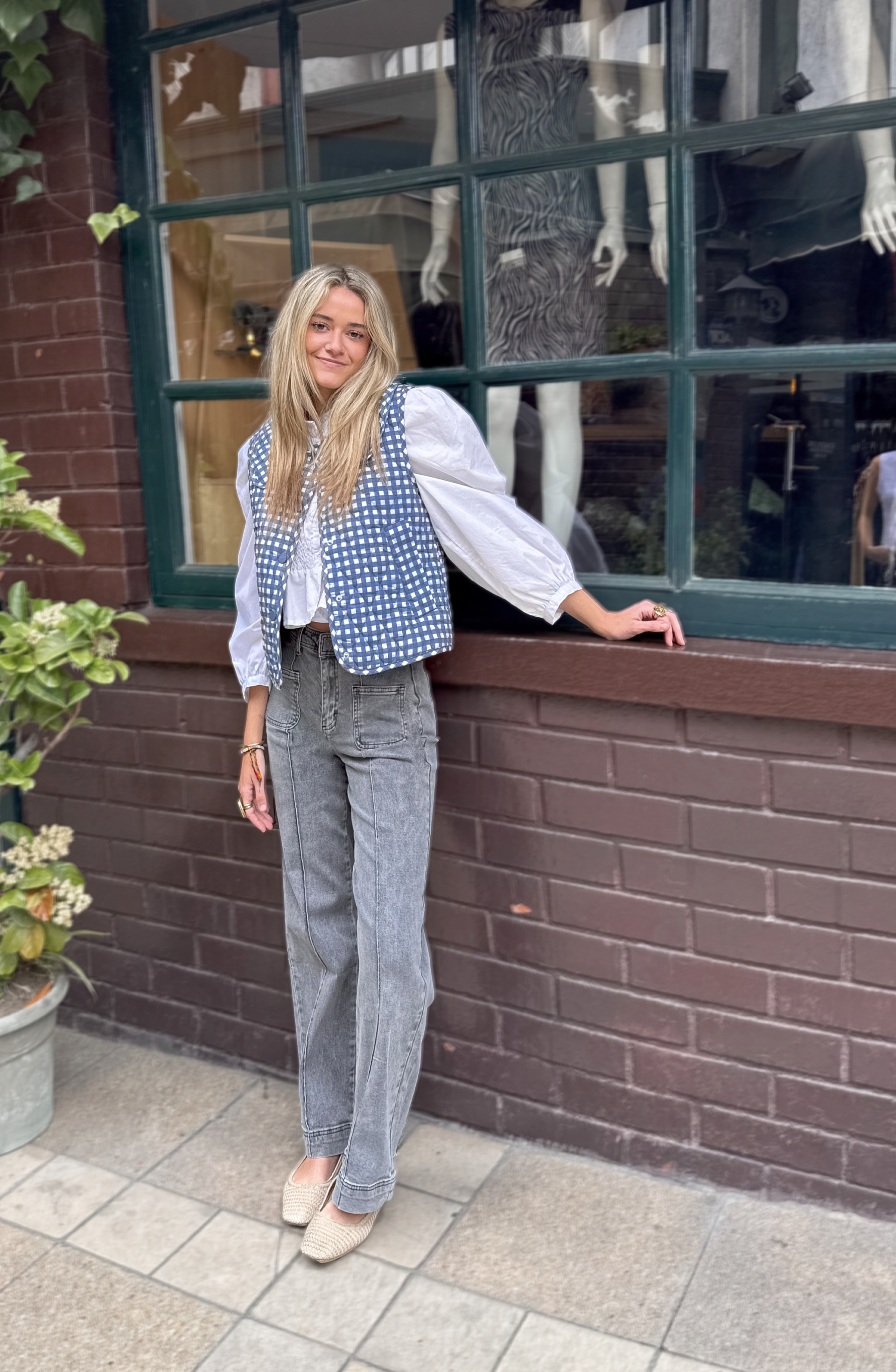 Quilted Vest Vichy – Raindoor
