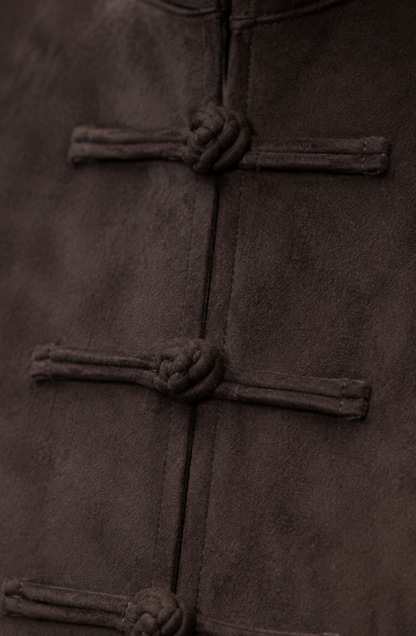 Chaqueta Suede Japo Brown