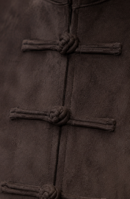 Chaqueta Suede Japo Brown