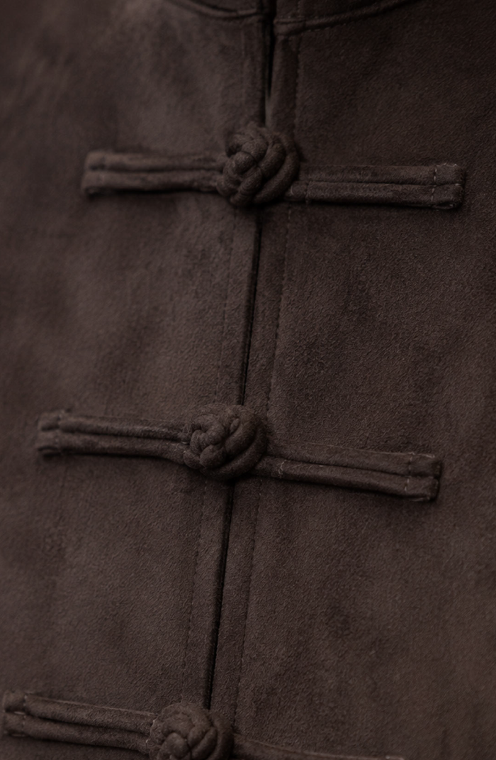 Chaqueta Suede Japo Brown