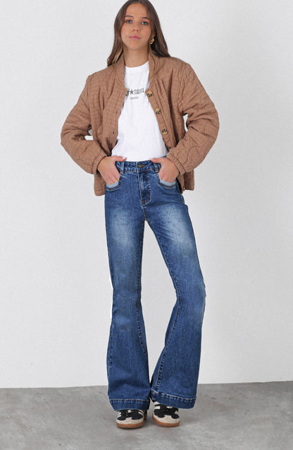 Pantalón Pocket Flare Blue