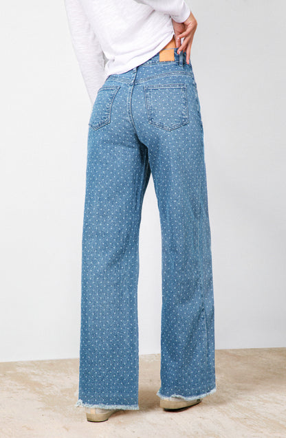 Pants Laser Rombos Blue