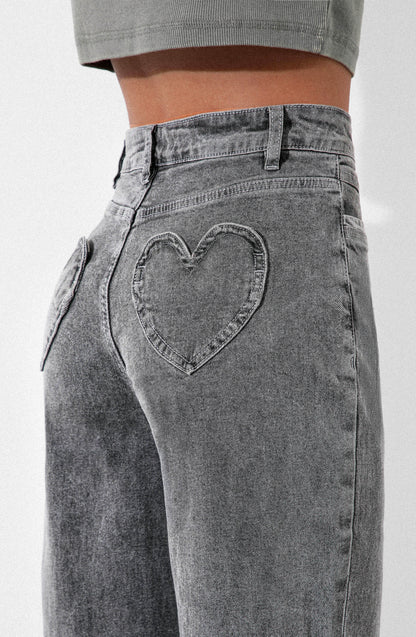 Pantalón Wide Leg Corazón Gray R