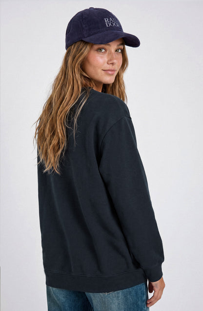 Polerón Crew Neck Perro Black