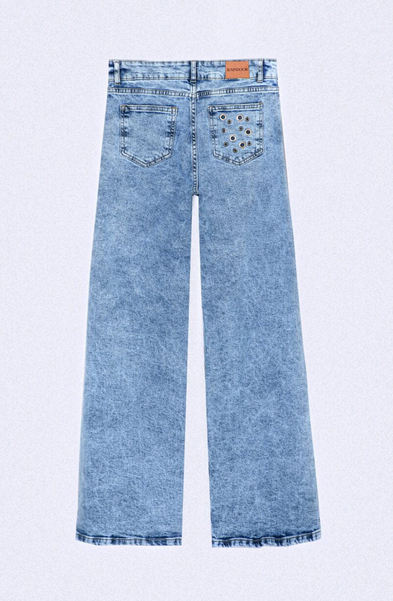 Pantalón Ojal Back Pocket Blue