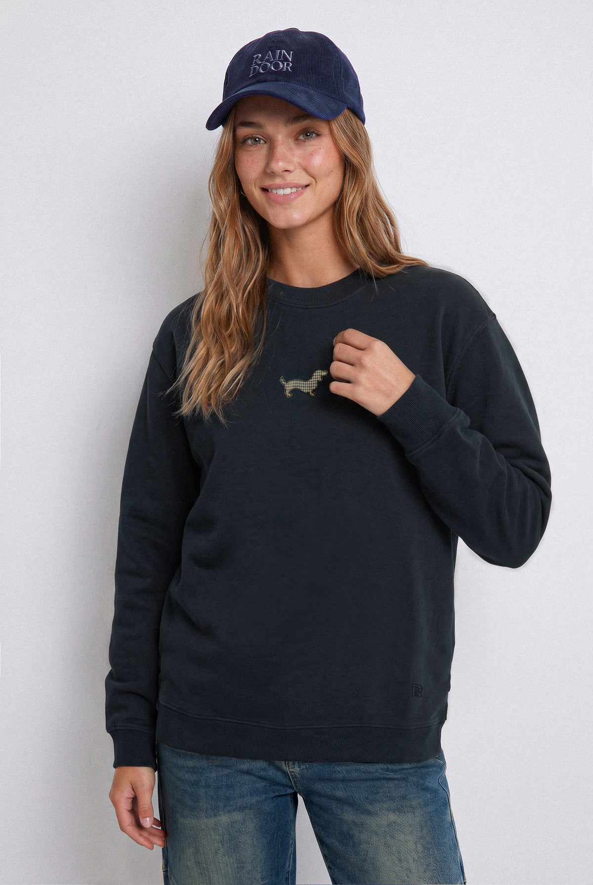 Polerón Crew Neck Perro Black