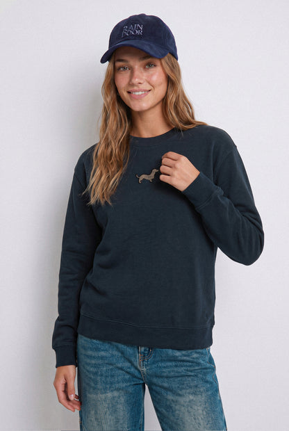 Polerón Crew Neck Perro Black