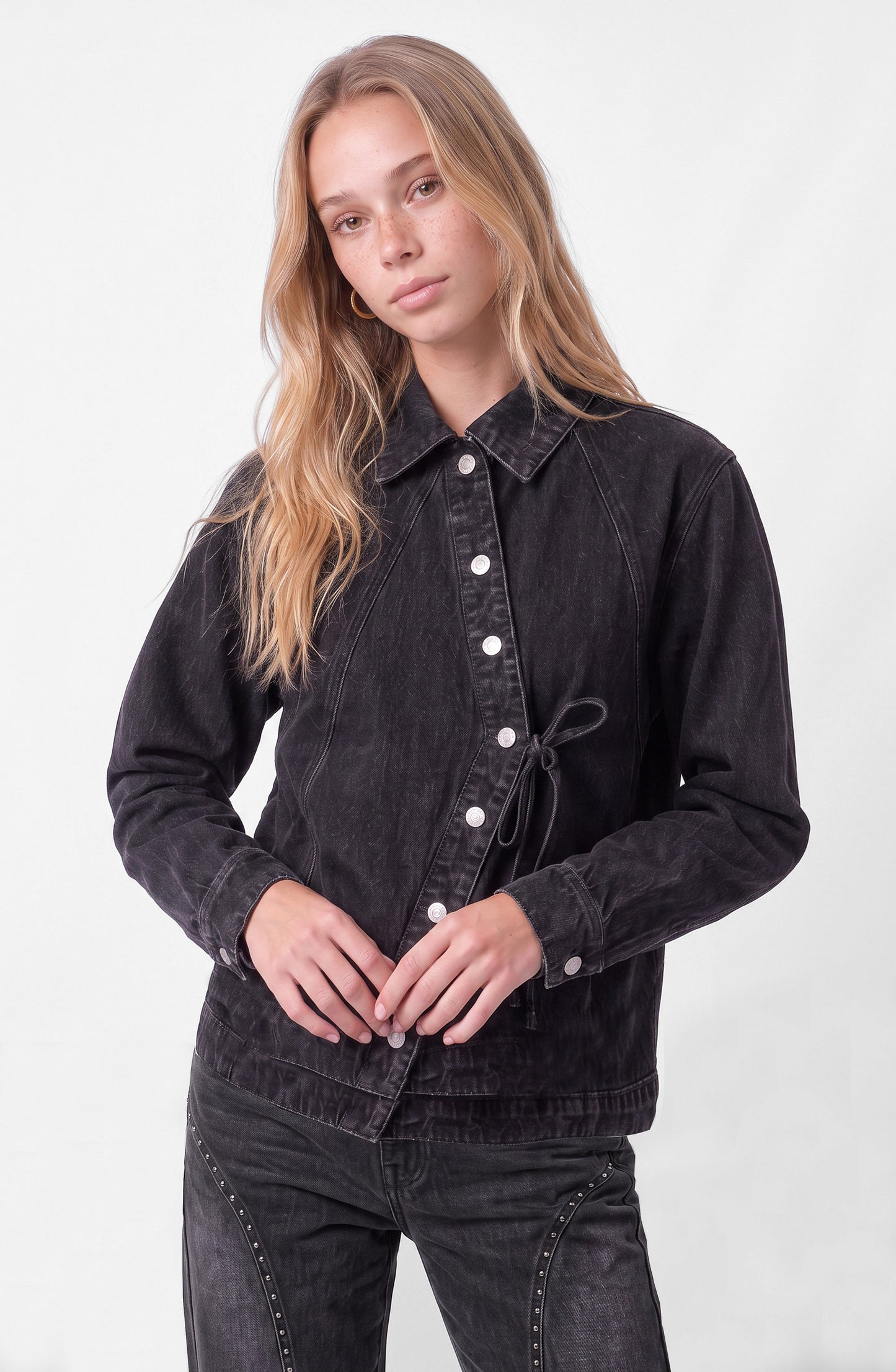 Chaqueta Denim Cinta