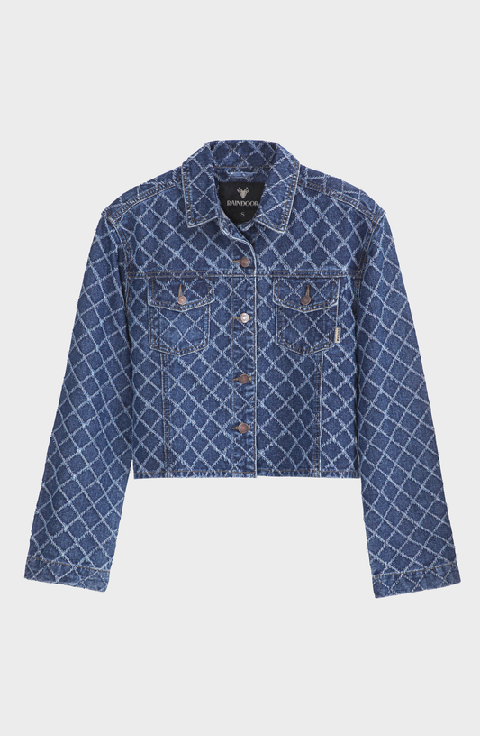 Chaqueta Rombos Blue