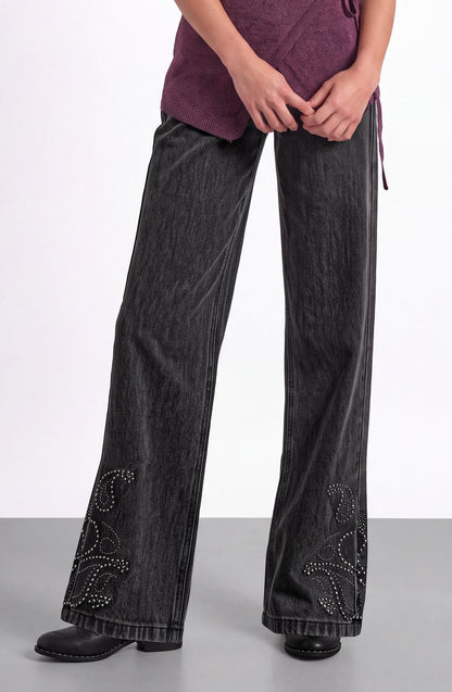 Pantalón Tachas Paisley Grey