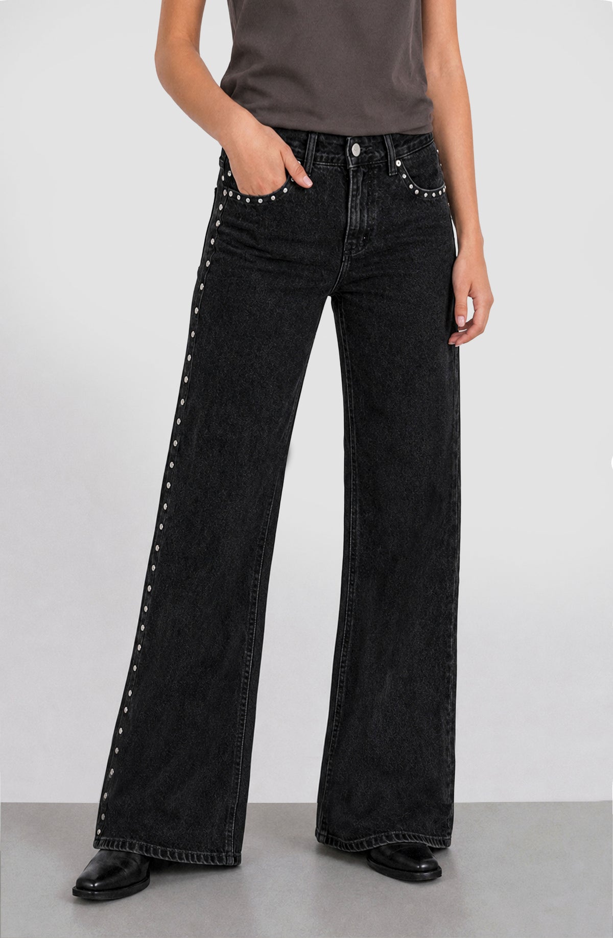 Pantalón Straight Estrella Black