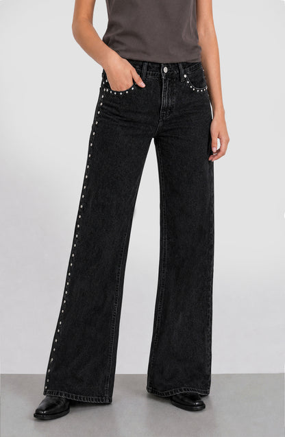 Pantalón Straight Estrella Black