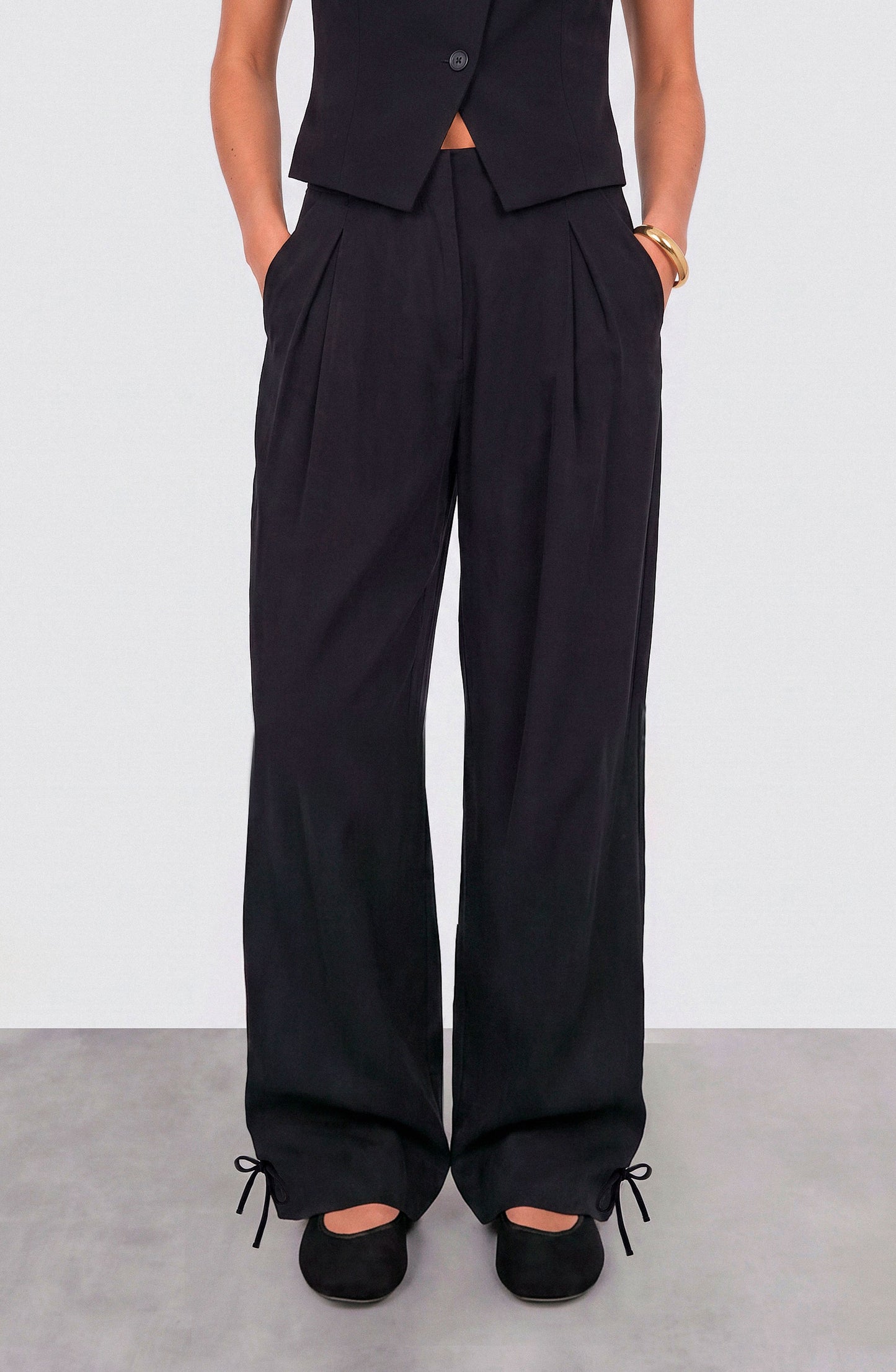 Pantalón Sastrero Tencel Black