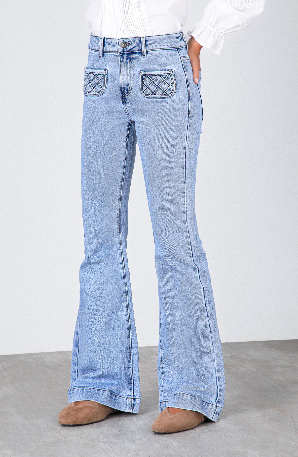 Pantalón Pocket Nudos Blue
