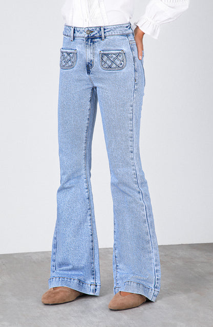 Pantalón Pocket Nudos Blue