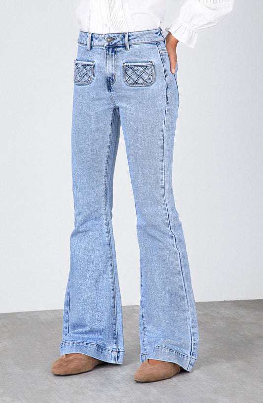 Pantalón Pocket Nudos Blue