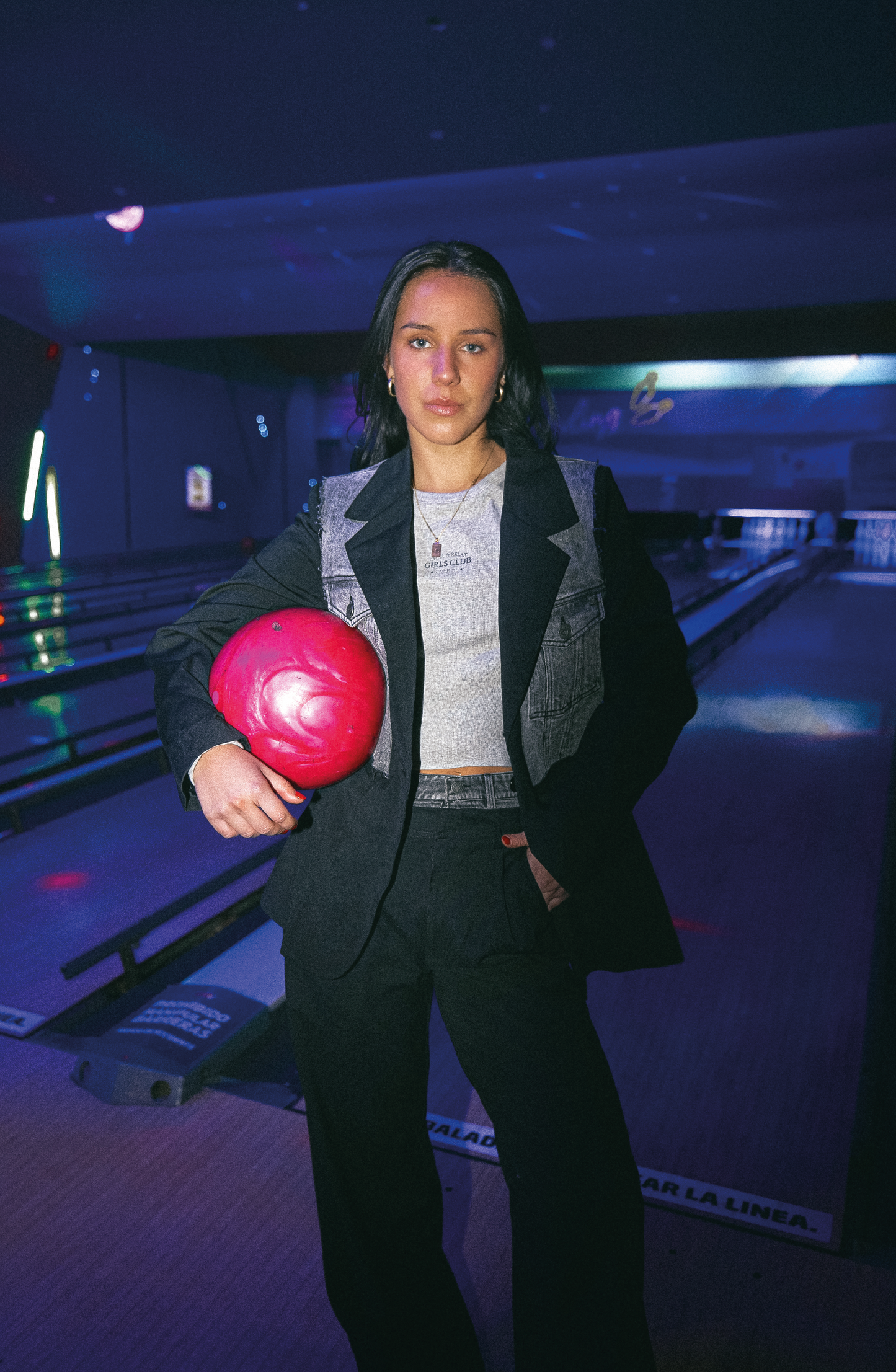 Blazer Aplicación Denim