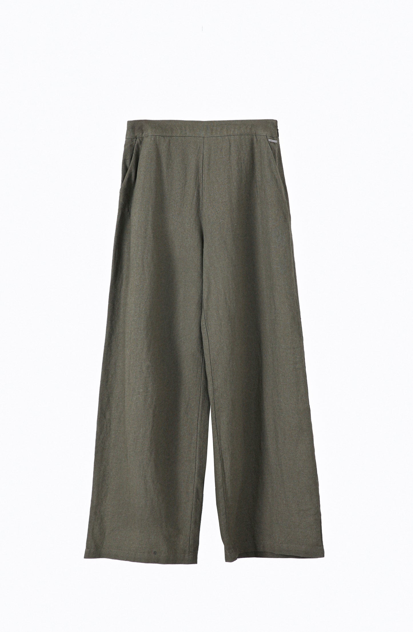 Pantalón Rayas Lino Green