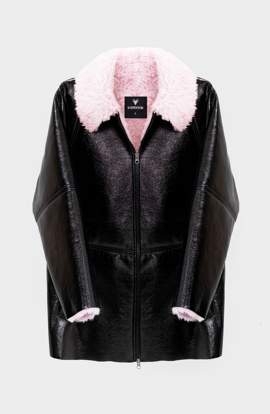 Chaqueta Bonded Charol Pink