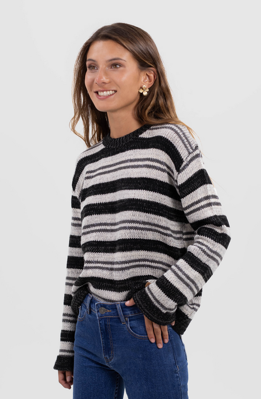 Sweater Stripes Black