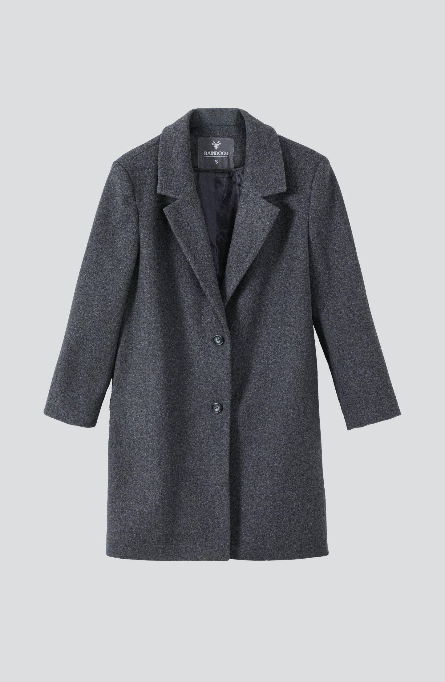 Abrigo Lanilla Melange Gray