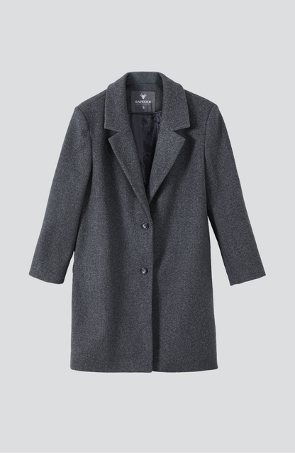 Abrigo Lanilla Melange Gray