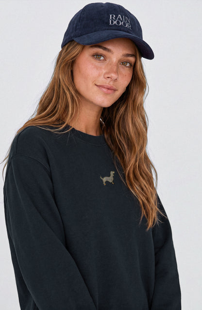 Polerón Crew Neck Perro Black
