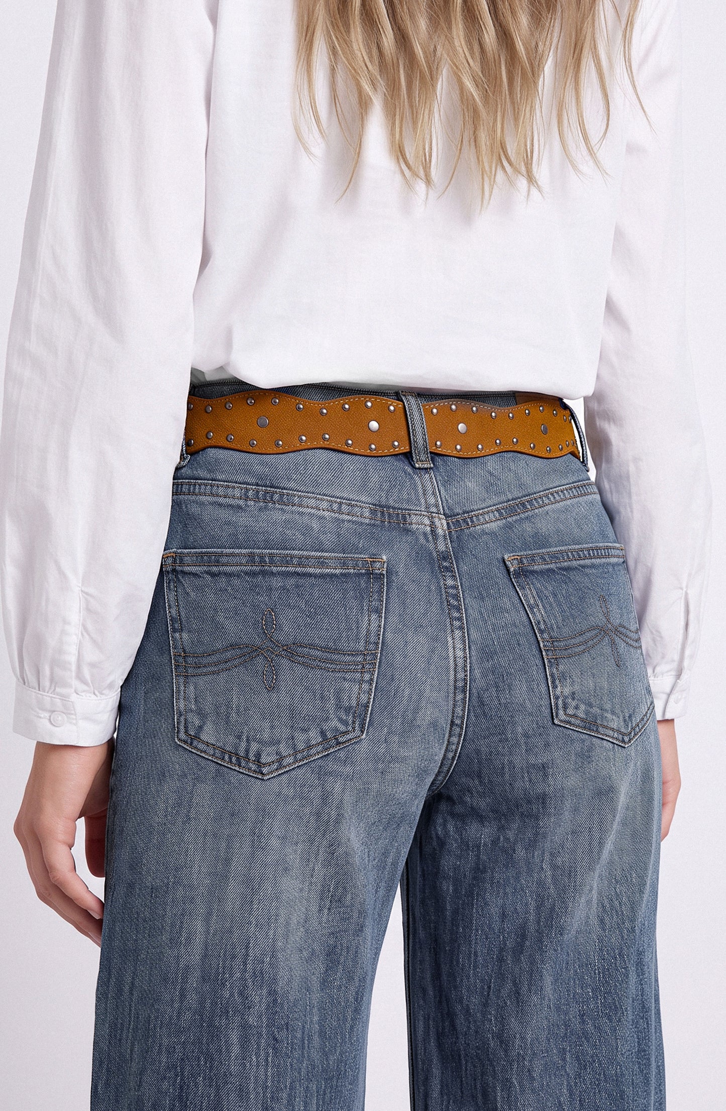 Pantalón Básico Denim Blue