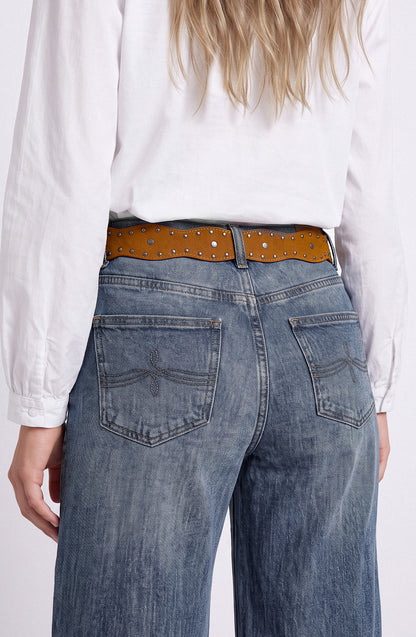 Pantalón Básico Denim Blue