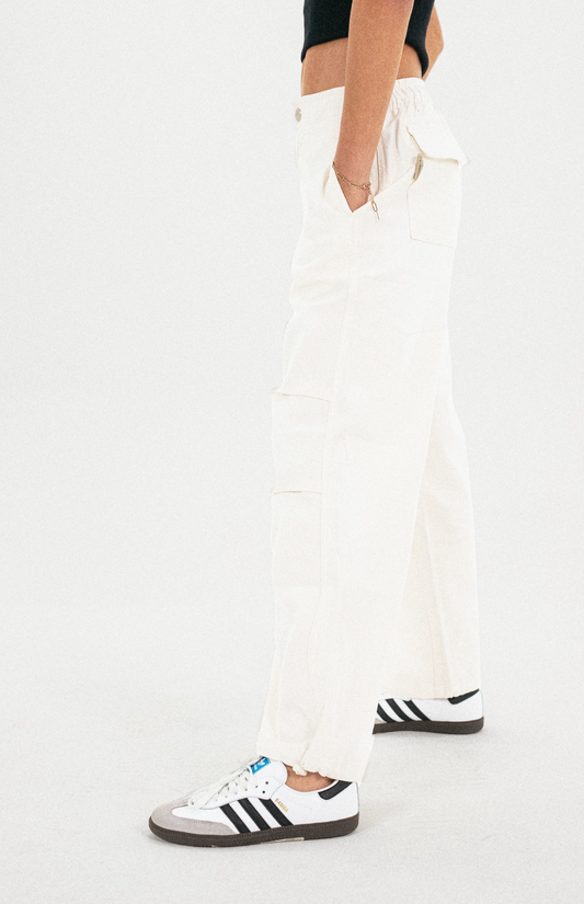 Pants Parachute White