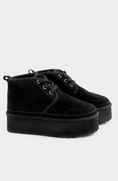 Botín Plataforma Black