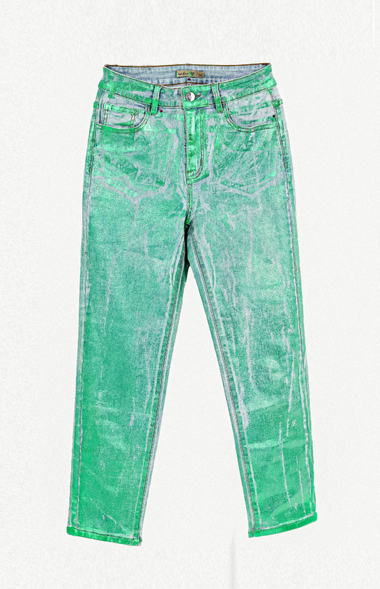 Pants Foil Green